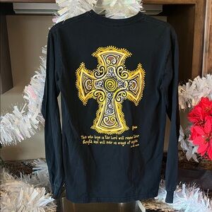 Long Sleeve Christian T Shirt Womens Small